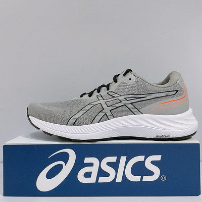 ASICS GEL-EXCITE 9 (4E) 男生 灰色 舒適 透氣 寬楦 運動 慢跑鞋 1011B337-020