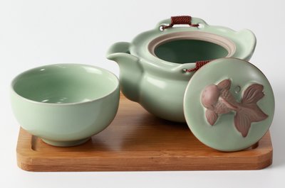 [降價特賣現貨]找茶沏    金魚個人攜帶茶具組-雅緻典藏版-簡易收納旅行茶具組