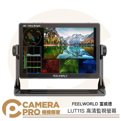 ◎相機專家◎ FEELWORLD 富威德 LUT11S 高清監視螢幕 10.1吋 HDMI+SDI 1920x1200 4K