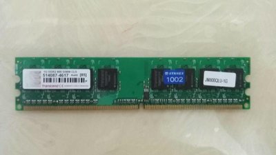 便宜賣啦...急售...創見Transcend DDR2 800 1G桌上型電腦記憶體