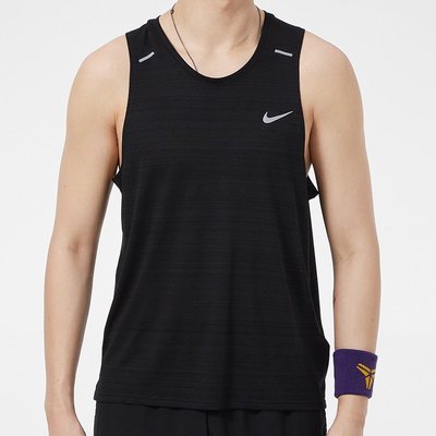 熱銷 Nike耐克背心男2022夏季新款跑步運動透氣圓領無袖T恤CU5983-010青梅精品