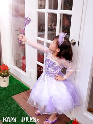 妍媽咪兒童禮服出租~魔幻飛馬紫色芭比公主造型服~萬聖節生日派對