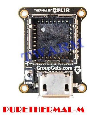 《德源科技》r) PureThermal MINI 底板 USB接口，FLIR Lepton Smart I/O