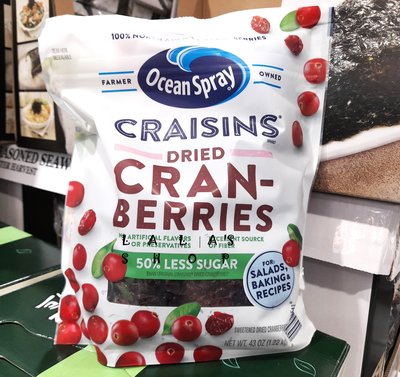 CRAISINS 優鮮沛 蔓越莓乾 減糖配方(1.22kg) COSTCO好市多代購