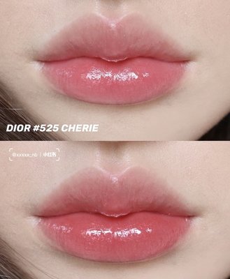 Dior專賣 Christian Dior 迪奧 癮誘唇膏 #525 荔枝水蜜桃色 / 香檳玫瑰 / 明亮玫瑰色
