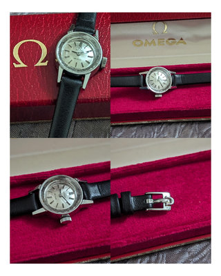 （全部原裝）1960年代omega停產（盒裝美品）經典款手上鍊機械女錶