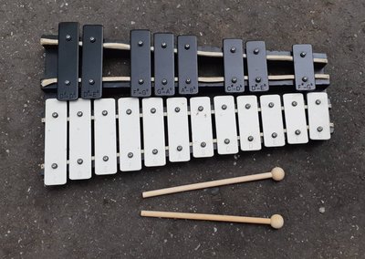 二手~LINKO 20音標準鐵琴 桌琴 (1)~~附琴槌~~台灣製造