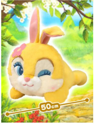 日本正版 Disney 迪士尼小路斑比的好朋友兔子 邦妮 Bunny長約50公分大玩偶
