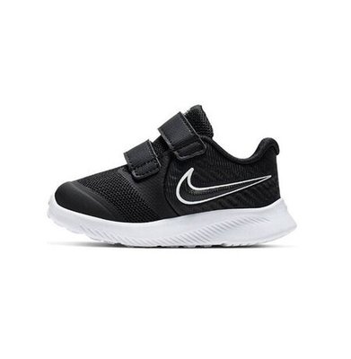 【鞋印良品】Nike STAR RUNNER 2 TDV 魔鬼氈 學步鞋 小童男女慢跑鞋 輕量 AT1803001 黑白