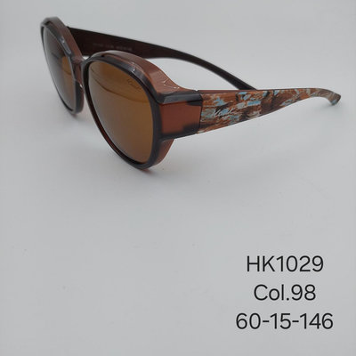 [青泉墨鏡] Hawk 偏光 外掛式 套鏡 墨鏡 太陽眼鏡 HK1029 Col.98