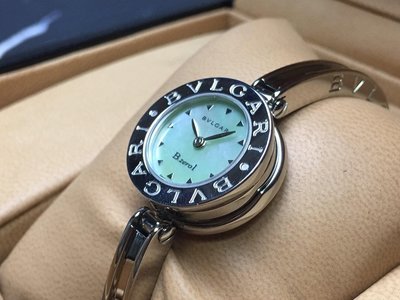 BVLGARI寶格麗B.ZERO1系列  貝殼面盤 手鐲錶