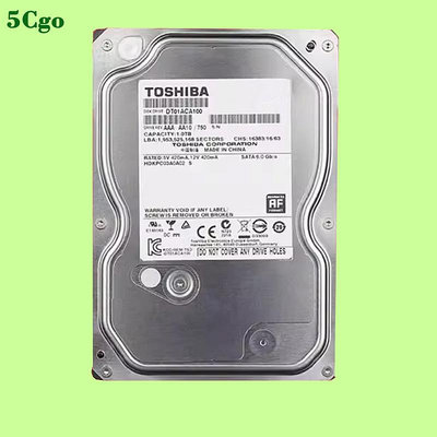 5Cgo【含稅】】Toshiba/東芝 DT01ACA100 1TB SATA3單碟 7.2K垂直桌上型電腦監控