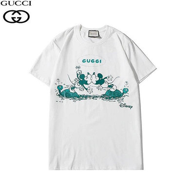 GUCCI×迪士尼聯名款短袖T恤 2020年新款 工藝精致 細節完美 高版