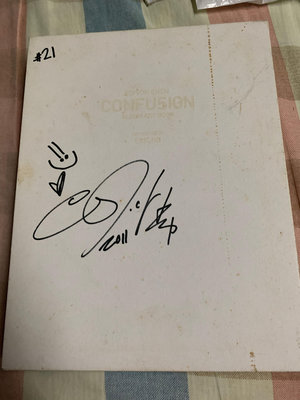 陳冠希 Edison原版國語專輯CD+DVD  / 混亂 Confusion box 簽名+11卡片附 缺CD