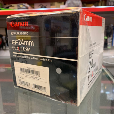 【現貨】全新 平行輸入 Canon EF 24mm F1.4 L II USM f/1.4 廣角 大光圈行家必備 二代鏡頭