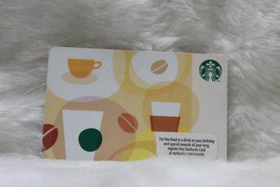 星巴克 STARBUCKS 美國 2012 咖啡杯與咖啡豆 限量 隨行卡 儲值卡 卡片 星巴克卡 收藏