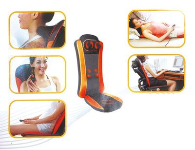 公司貨-舒壓溫熱按摩椅墊(HY631N+贈手指按摩器X1) 家用/全功能/背部按摩
