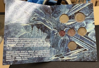 【華漢】歐洲  2000年 芬蘭 千禧年紀念套幣  全新