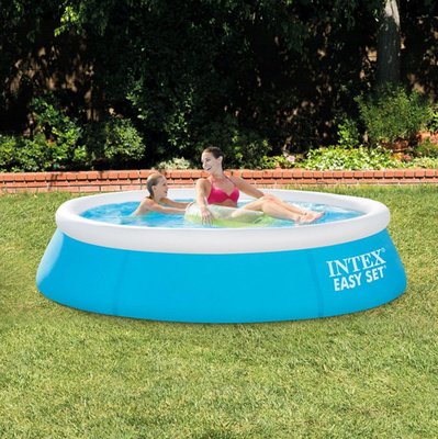 INTEX28101加厚超大碟形充氣游泳池 家庭兒童戲水池183*51CM碟形