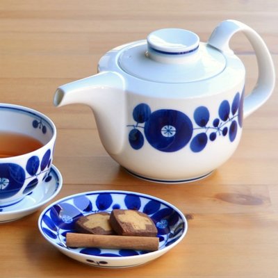 發現花園 日本選物 ～日本製 白山陶器 北歐風 Bloom 泡茶壺～ 紅茶壺  S 號