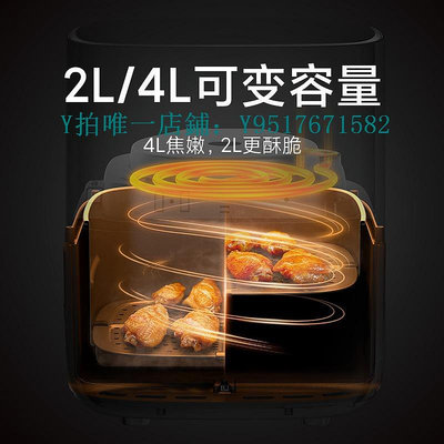 空氣炸鍋 小米空氣炸鍋米家智能家用多功能可視大容量免翻面自動烤箱一體22