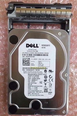 DELL/戴爾 0M020F 500GB 7.2K SATA 3.5寸 WD5002ABYS 企業級硬碟