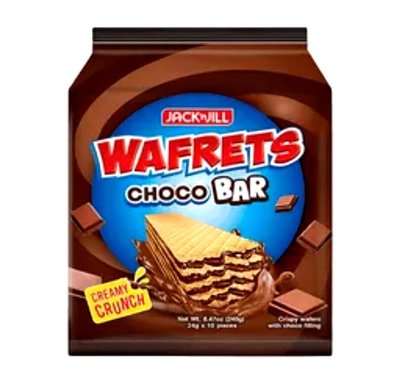 Jack N Jill Wafrets Choco Bar 巧克力 威化餅乾/1包/24 X 10 Pack