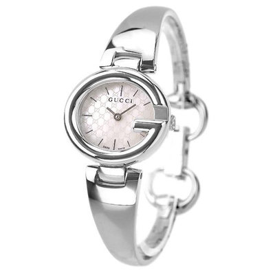 GUCCI YA134511 古馳 手錶 27mm 米白面盤 不鏽鋼錶帶 手環錶 女錶