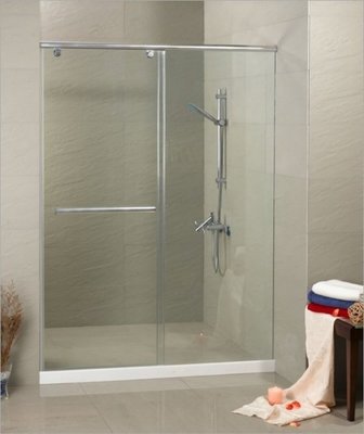 【工匠家居生活館 】 浴室拉門   無框  一字二門 強化玻璃 淋浴拉門 ✿ 含到府安裝