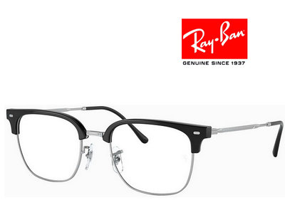 【原廠公司貨】Ray Ban 雷朋 木村拓哉代言配戴款 方框眉架光學眼鏡 精緻金屬鏡臂 RB7216 2000 黑