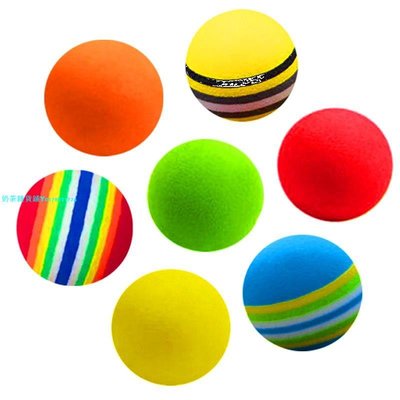 室內高爾夫球eva發泡練習球PU軟球兒童泡沫球golf海綿球