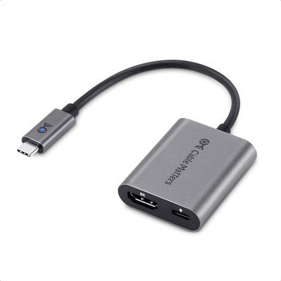 [4美國直購] Cable Matters 201428 USB C 轉 HDMI 2.1 轉接器 48Gbps 100W 充電 適 MacBook 4K@60