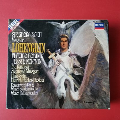 經典唱片鋪瓦格納 歌劇：羅恩格林 索爾蒂 4CD德版拆封