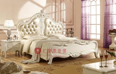 [紅蘋果傢俱] E70 新古典 歐式 法式 奢華 6尺 雙人床 床台 床架