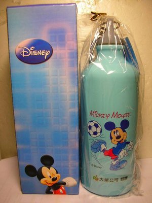 T.全新附盒迪士尼米老鼠造型鋁合金保溫瓶!!--提供給需要的人!(6新樂箱16)-P