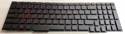 全新 ASUS 華碩 GL552J GL552VW GL742VW GL752V 黑鍵紅字背光鍵盤 現貨 現場立即維修