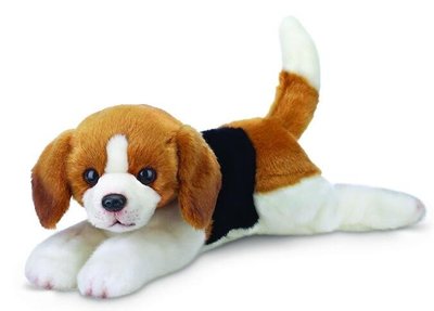 16854c 歐洲進口 限量品 毛絨米格魯犬娃娃 米格魯玩偶擺飾沙發靠枕可愛小狗狗娃娃抱枕送禮禮品