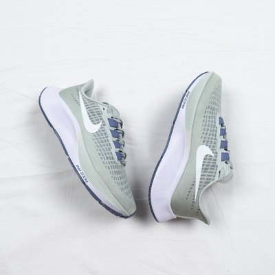 Nike Air Zoom Pegasus 37 白灰綠 休閒運動緩震跑鞋 女鞋 BQ9647-006