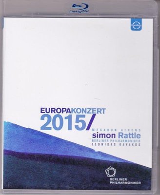 高清藍光碟 EuropaKonzert 2015 Rattle.2015年歐洲音樂會 西蒙.拉特 25G