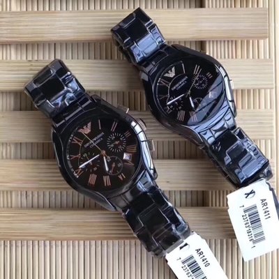 熱銷特惠 EMPORIO ARMANI 亞曼尼 帝王陶瓷情侶腕錶 ar1410 ar1411明星同款 大牌手錶 經典爆款