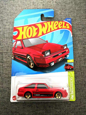 風火輪小跑車紅色豐田AE86一臺出售全新未拆成色如圖