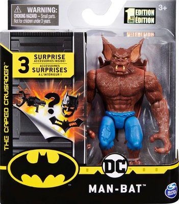 BATMAN 蝙蝠俠 4吋可動人偶 人蝠 MAN-BAT 蝙蝠俠4吋可動人偶 BATMAN4吋可動人偶 DC 在台現貨