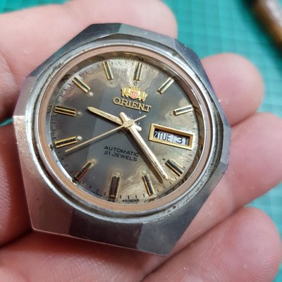 日本 ORIENT 機械錶 不會走 零件料件 另有 潛水錶 水鬼錶 飛行錶 老錶  G09