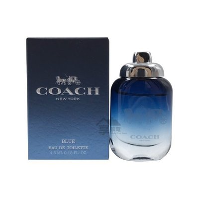 COACH 蔻馳 時尚藍調淡香水迷你瓶 4.5ML 享家電