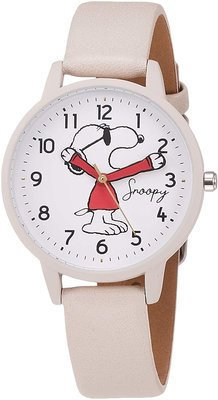 日本正版 Fieldwork PNT015-1 史努比 SNOOPY 手錶 女錶 皮革錶帶 日本代購