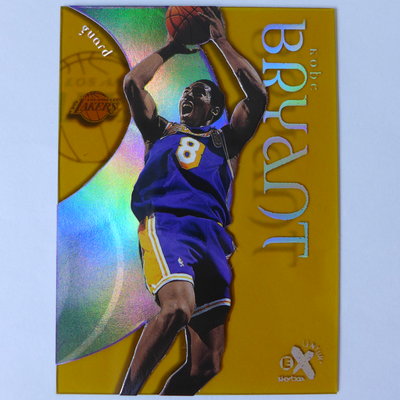 ~ Kobe Bryant ~1999年E-X2000 名人堂/小飛俠/黑曼巴/布萊恩 塑膠設計.NBA球員卡