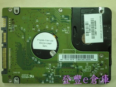 【登豐e倉庫】 DF84 黑標 WD5000BEKT-60KA9T0 500G SATA2 電路板(整顆)硬碟