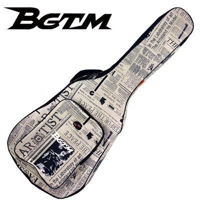 BGTM AG-20原廠木吉他套/時尚彩繪/雙背厚棉/耐用款