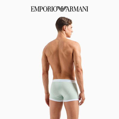 內褲EMPORIO ARMANI/阿瑪尼夏季新款男士兩條裝純棉平角內褲套裝