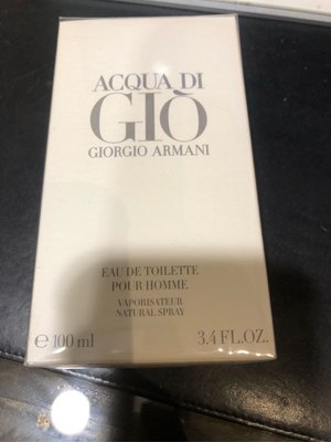 [熊熊之家3]全新正品 Giorgio Armani Acqua Di Gio 亞曼尼 寄情水男淡香水100ml